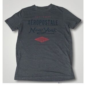Aeropostale New York 1987 Gray Graphic Short Sleeves T-Shirt SP